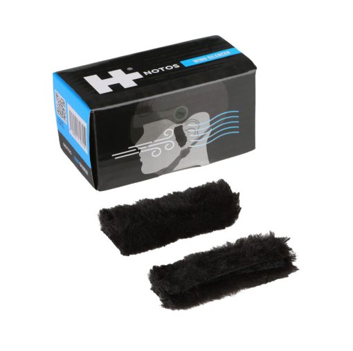 Helmet Plus Notos Wind Silincer Zwart-Zwart - Afbeelding 3