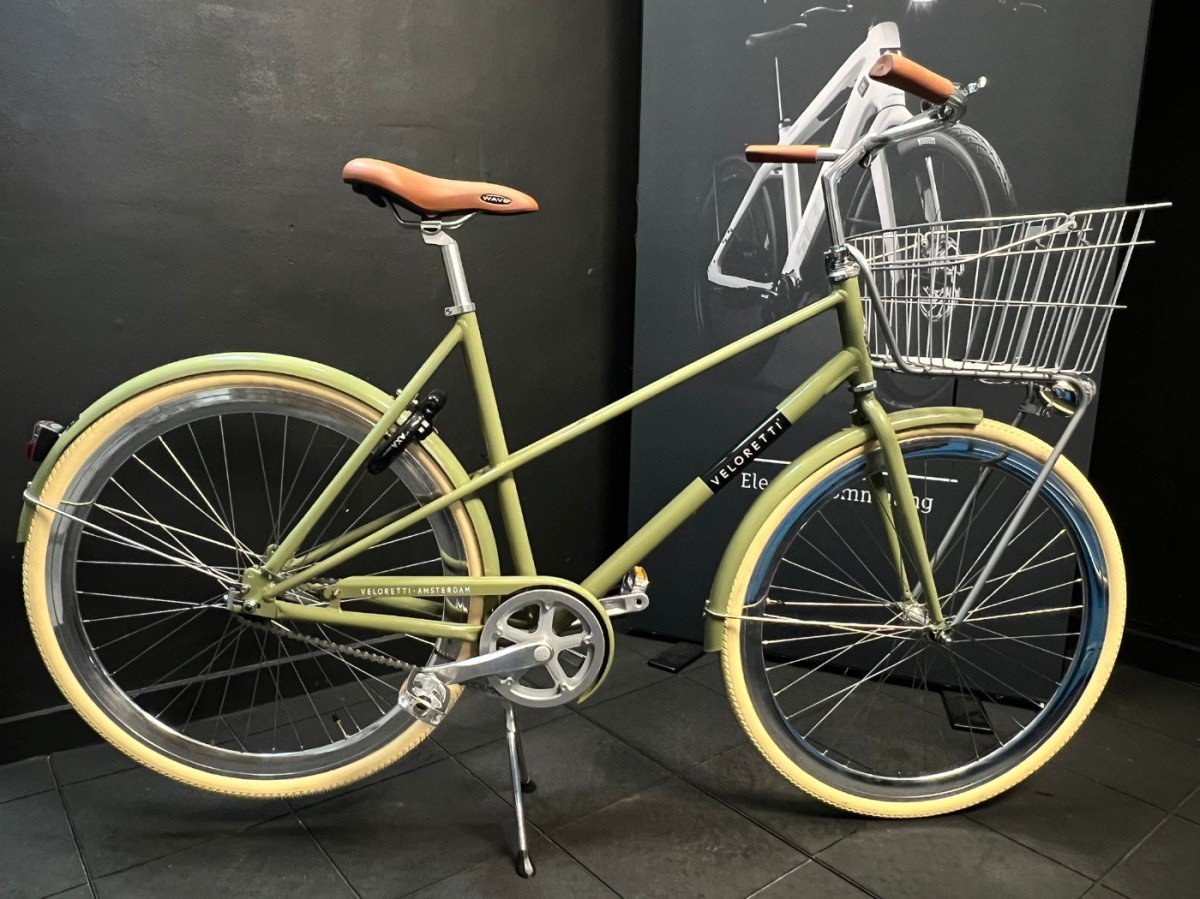 Veloretti Cafe racer Lage instap Desert Moss Lage instap 2025-52 cm-Desert Moss