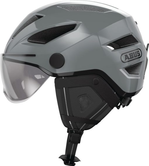 Abus helm pedelec 2.0 ace race grey l (59-62) Grijs-L-Grijs
